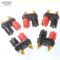 【HOT】 1pcs/5PCS Banana plugs Couple Terminals Amplifier Terminal Binding Plug