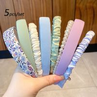 【hot】㍿▨  5pcs Set Fashion Hair Bands Headdress Headband Hairband Hoop Female Accessories Headwear