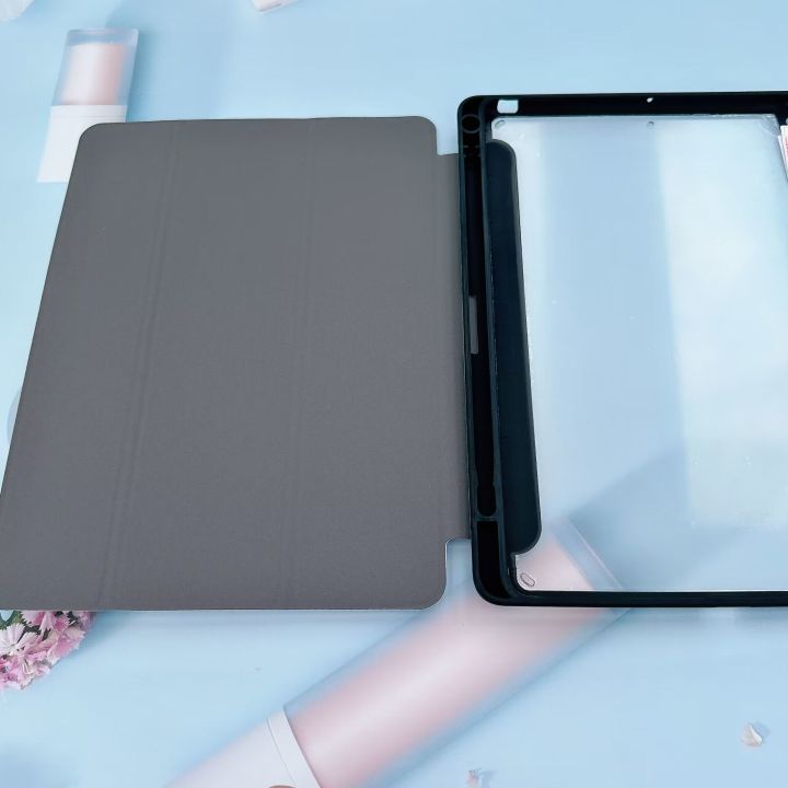 ปลอกปากกาไอแพด-air4-air5-10-9-smart-case-ipad-gen10-เคสไอแพด-หลังใส-gen7-gen8-gen9-10-2-มีตัวเซ็นเซอร์-เปิด-ปิด-อัตโนมัติ