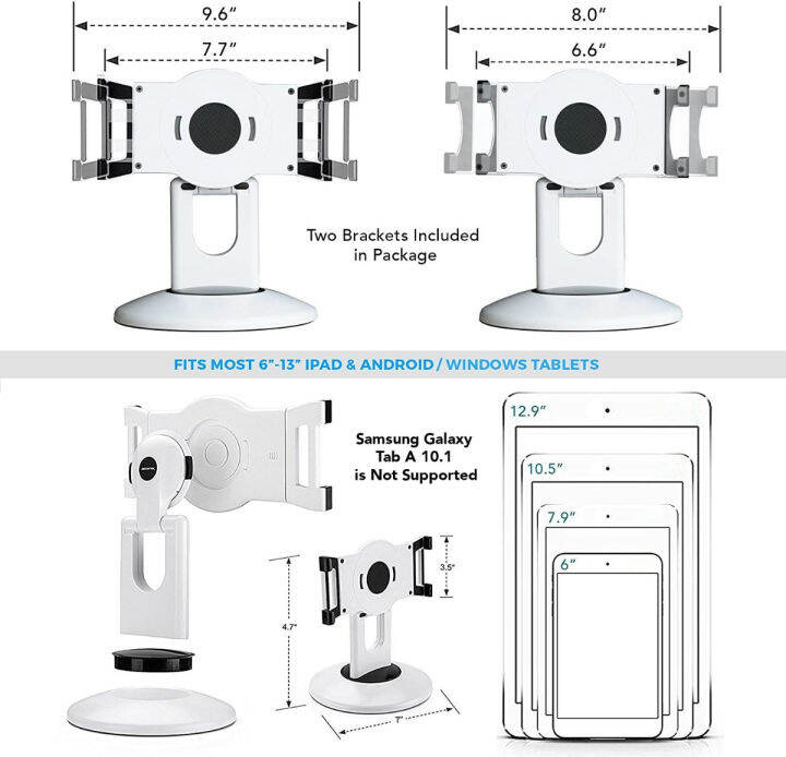 abovetek-retail-kiosk-ipad-stand-360-rotating-commercial-tablet-stand-6-13-5-ipad-mini-pro-business-tablet-holder-swivel-design-for-store-pos-office-showcase-reception-kitchen-desktop-white