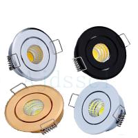 LED downlight Dimmable COB Mini Led Spot 5W AC 85-265V LED Downlight Satin Nickel Miniature Indoor Outdoor Ceiling Spot  by Hs2023