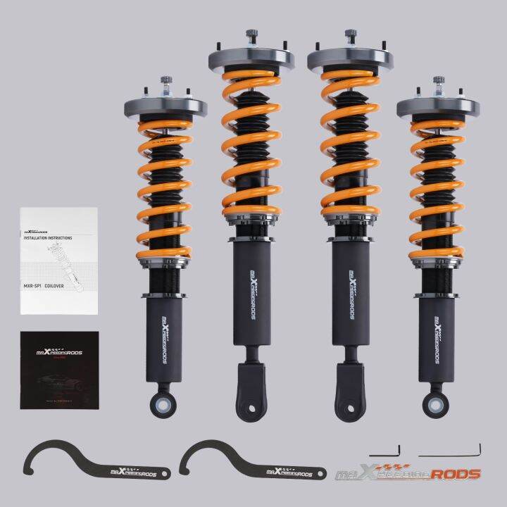 Maxpeedingrods Coilover Shock Struts Kit For Jaguar XJ8 / XJR X350 X358