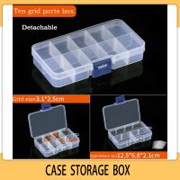 Jewelry Plastic Box Display Case Storage Box Container Practical Adjustable Compartment Earring Bead Screw Holder Case