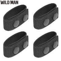 ❆⊕✼ 4pcs/Set Nylon Double Snaps Belt Keeper Durable Duty Loop Belt Buckle Strap (Ready)