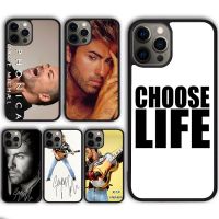 George Michael Handsome Singer Phone Case for iPhone 13 14 11 12 Mini Pro Max XR XS Max 6 7 8 Plus SE2020 Samsung S21 S22 Ultra