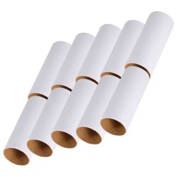 12pcs Paper Rolls for Crafts Brown Cardboard Tubes DIY Crafts