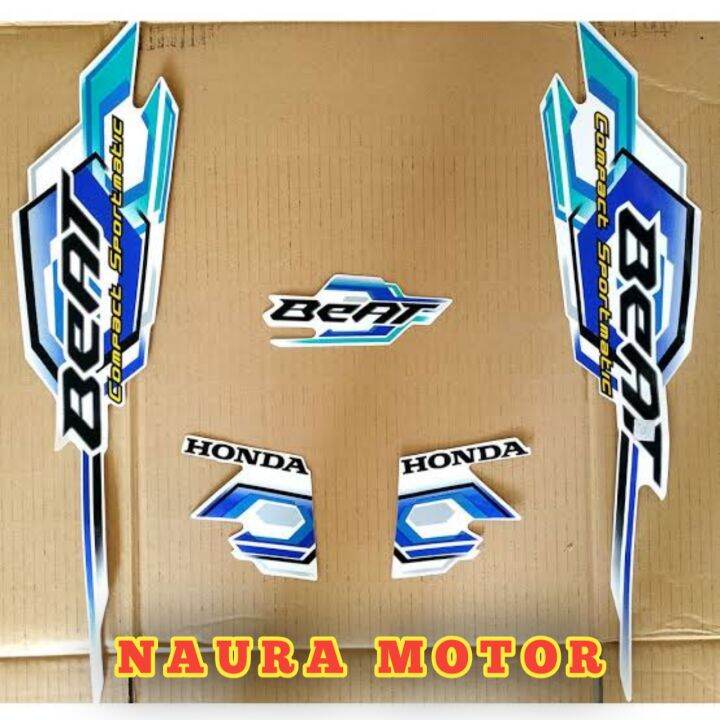 Striping Honda Beat Karbu 2008 Stiker Body Standar - Putih | Lazada ...