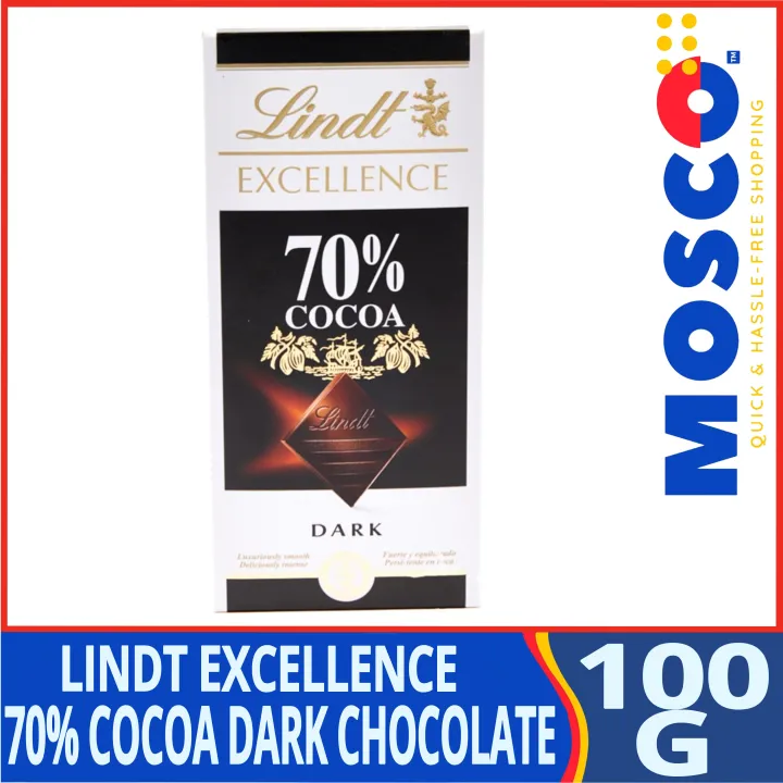 Lindt Excellence 70% Cocoa Dark Chocolate 100g | Lazada PH