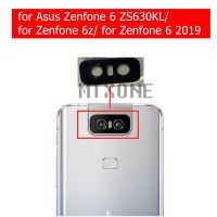 2ชิ้นสำหรับ Zs630kl Asus Zenfone 6/สำหรับ Asus Zenfone 6 Z 2019กล้องด้านหลังเลนส์ Gl กล้องมองหลัง Gl 3M กาวซ่อมแซมอะไหล่