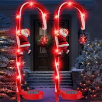 New Solar Christmas Lights Home Decoration Courtyard Outdoor Waterproof Led Garden Villa Xmas Holiday Decor Lawn Landscape Light