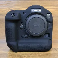 เคสเกราะซิลิโคนผิวอุปกรณ์ป้องกันฝาครอบกระเป๋ากล้อง DSLR สำหรับ Canon EOS R3