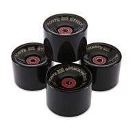 STRIKATE 4Pcs Per Kit Longboard Wheels Big Soft Wheels For Skateboard 78A With ABEC-9 Bearing