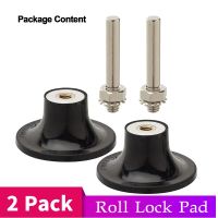 2Pcs 2-Inch Roll Lock Sanding Discs Holder Roll Lock Disc Pad Quick Change Adapter with 1/4 Shank Cleaning Tools