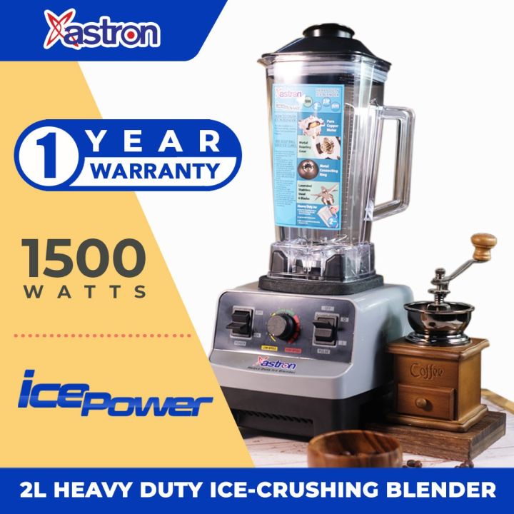 Astron Ice Power Heavy Duty Ice-Crushing Blender (1500W) (2L Capacity) —  Astron Appliances PH