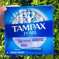 ผ้าอนามัยแบบสอด เหมาะกับวันมาน้อย Pearl Light Plastic Tampons 5, 10, 36, 50 Count (Tampax®)