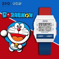 Doraemon isKong joint movement waterproof watch female studentssquarehigh tideappearance electronic watch boys