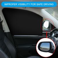 4Pcs/Set Magnetic Car Sunshade Cover Summer UV Protection Car Side Rear Window Curtain Black Mesh Sun Shade Auto Accessories