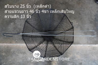 กระเช้าเฟินสไบนางเหล็กดำ 25 นิ้ว