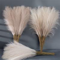 【YF】 55CM 5/10/20PCS Fluffy Pampas Boho Fake Reed Simulated Wedding Decoration Artificial Flowers