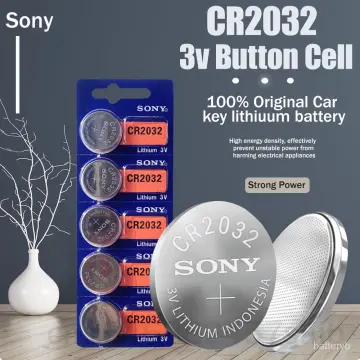 SONY CR2032 3V LITHIUM 2032 COIN BATTERY, 5 PACK –