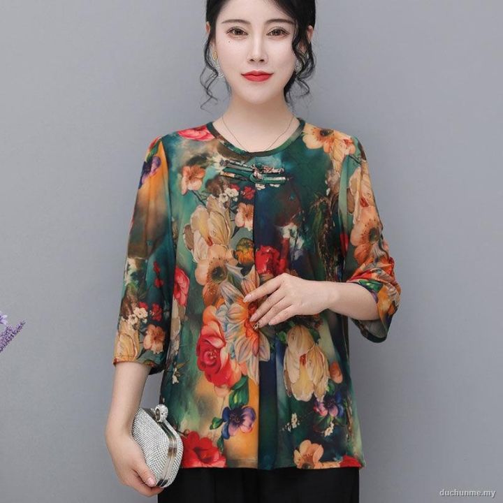 cod-dsfdgdffghh-middle-aged-and-elderly-mothers-wear-summer-blouse-women-new-short-sleeve-s-loose-large-size-100kg-t-shirt-women-middle