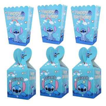 Stitch Disney Birthday Pink, Stitch Birthday Candy Bag