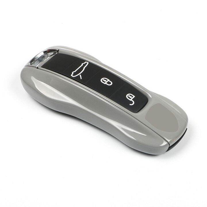 hot-cppppzlqhen-561-รถ-fob-remote-key-case-key-cover-key-shell-เปลี่ยนสำหรับ-porsche-718-911-panamera-cayman-cayenne-macan