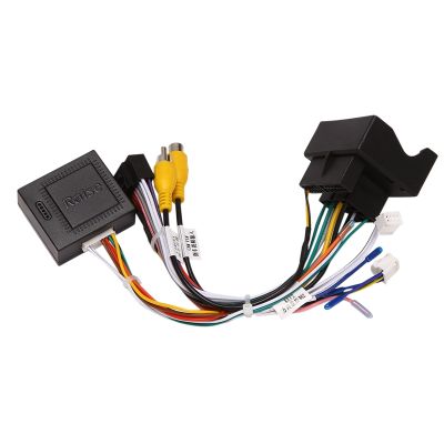 Car Stereo Audio 16 PIN Android Power Wiring Harness Adapter + Canbus Box for Peugeot 3008/2008/ Citroen C4/C3 XR/C5/DS6