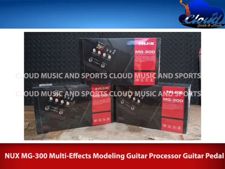 NUX MG300 MultiEffects Modeling Guitar Processor Guitar Pedal Lazada PH