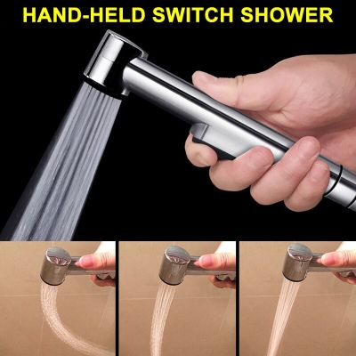 1pcs Hand-held Switch Clean Body Bidet Nozzle Spray Shower Head Toilet Kitchen Garden Flusher NIN668  by Hs2023