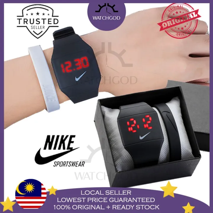 jam nike led watch