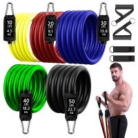 【DT】hot！ Resistance Bands Set Exercise with Door Legs Ankle Straps for Training Workouts