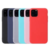 □♈ 10pcs Ultra Thin Slim Candy Color Soft TPU Silicone Case For iPhone 12 11 Pro Max XS Max XR X 8 7 6 6S Plus SE 2020 Matte Cover