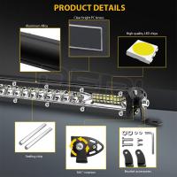 อัลตร้าสลิม10 20 30 LED Light Bar 12โวลต์24โวลต์ Led บาร์ Combo จุดน้ำท่วมขับรถแสงทำงานสำหรับรถจี๊ปรถบรรทุกรถแทรกเตอร์ปิดถนน4x4