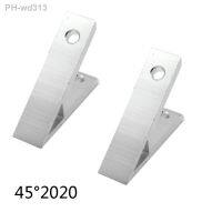 2pcs 45 degree 2020 20x20 Corner Angle Bracket Connection Joint for 2020 series Aluminum Profile