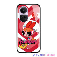 Serpens เคส OPPO Reno10 Pro 5G,เคสฝาหลังกระจกเทมเปอร์เคสมันวาวกันกระแทกดีไซน์หรูหราสำหรับเด็กผู้หญิง