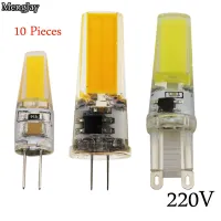 【☊HOT☊】 gaqiugua6 G9 G4 Led 10ชิ้นหลอดไฟ Ac 220V 6W 9W ไฟแสงสว่างแอลอีดี Cob Smd เปลี่ยนโคมไฟระย้าไฟสปอตไลท์ฮาโลเจน