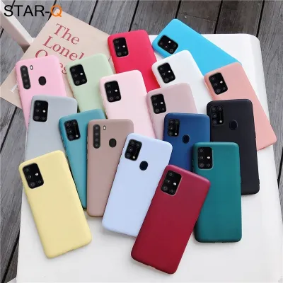 candy color silicone phone case for samsung galaxy a51 a71 a31 a11 a41 m51 m31 a21s a91 A01 matte soft tpu cover