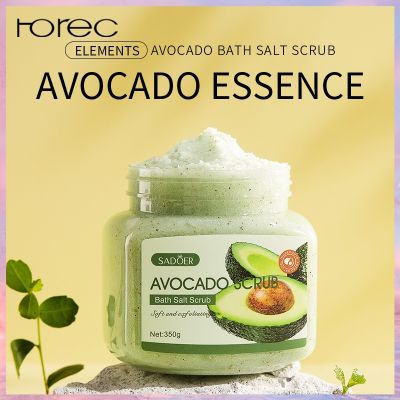 Horec 350g SADOER Fruit bath salt scrub, exfoliating, pore-clearing body care