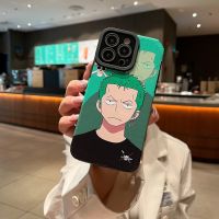 เคสโทรศัพท์ลายการ์ตูน Luffy Zoro สไตล์เท่,เคสโทรศัพท์ป้องกันเต็มรูปแบบแฟชั่นกันกระแทกสามารถใส่ได้กับ iPhone 14/13/12/11/X/8P/7