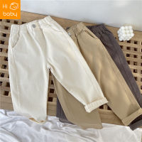 Childrens Casual Pants Boys Pants Four Seasons 2023 New Spring and Autumn Girls Baby Cotton Western Style Korean Trousers