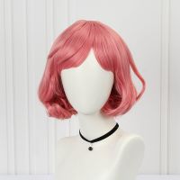 Noragami Ebisu Kofuku Cosplay Wig Pink Curly Heat Resistant Synthetic Hair Cos Fake Hairs Props Carnival Wigs Accessories Curls