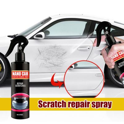 ✿ 250ml Car Scratch Repair Nano Spray Anti detailing Spray Remover ceramic Coating Auto Lacquer Paint Care Polished Glass Agent