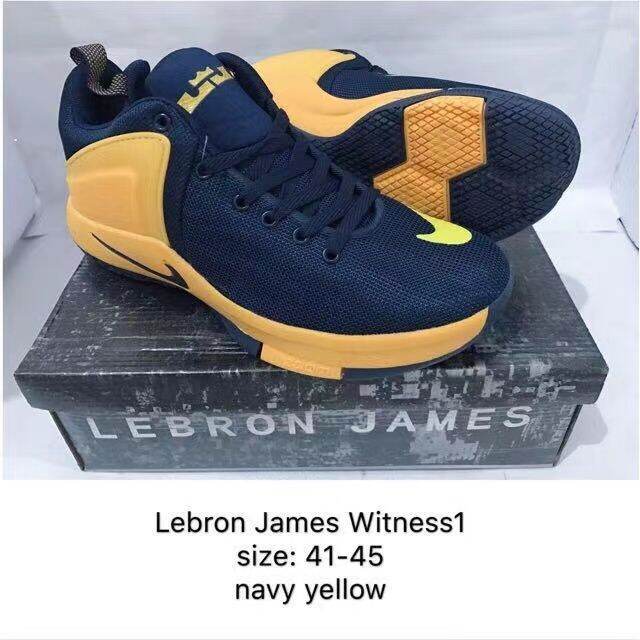 lebron james navy blue shoes