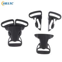 2pcs 25mm 3 Way Three Point Side Release Buckle Quick Plastic Black Baby Carrier Accessories Car Seat Bag Webbing Backpack