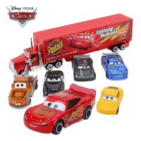 รถพิกซาร์6ชิ้น/เซ็ตชุดรถรถบรรทุกของเล่น3 Le Lightning Mcqueen แจ็คสันรถ Diecast โมเดลของเล่นสำหรับเด็ก