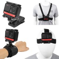 Head Strap Mount Belt Backpack Shoulder Mount Chest Holder Wristband Bracket for Insta360 One R RS GoPro Action Camera Accessory