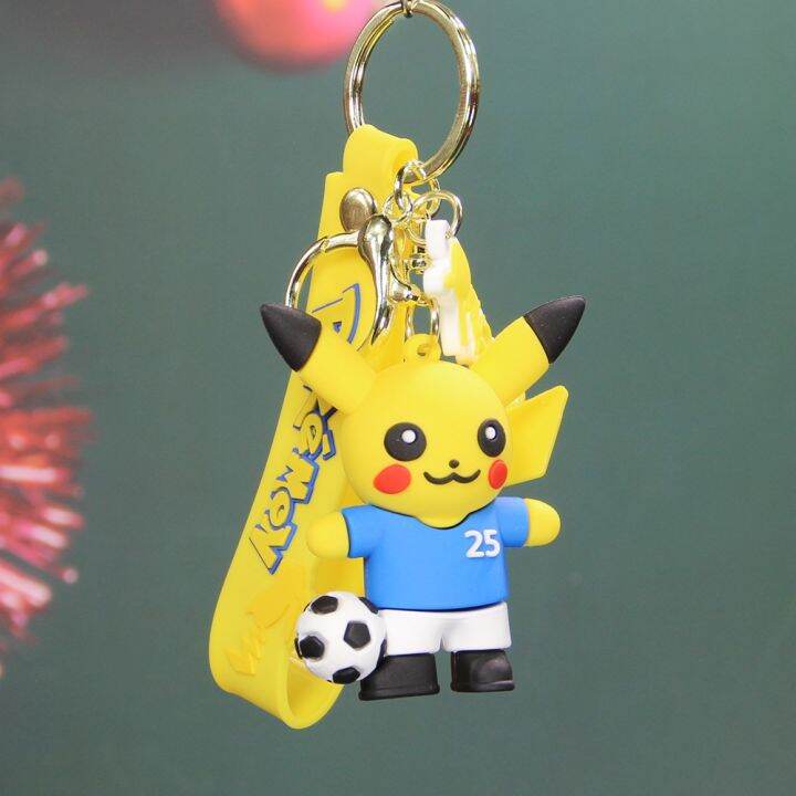 cw-new-fashion-anime-keychain-cartoon-chain-soft-glue-hand-pendant-pikachu-for-children