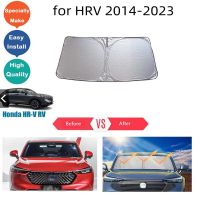 หน้าต่างการป้องกันบังแดดม่านบังแดดบังแดดรถยนต์สำหรับ Honda Vezel HR-V HRV 2014-2021 2023 2022