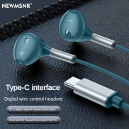 Newmsnr Tai Nghe 9D TYPE-C Kèm Micro HD Tai Nghe Thiết Kế Nam Châm Siêu